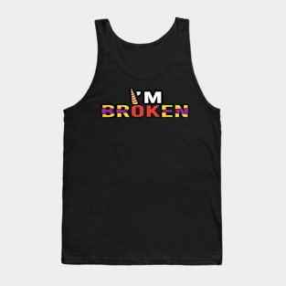 I'm OK Broken Unicorn Men Women Gift Tank Top